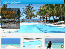 Tablet Screenshot of lamadrugadaresort.com